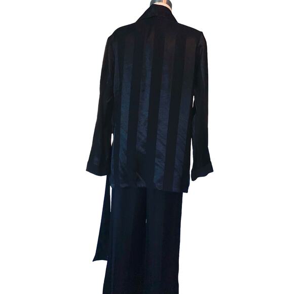 NWOT Victoria's Secret STUNNING 2 Pc Lounge Set Black Women's Size M/L - Picture 8 of 13